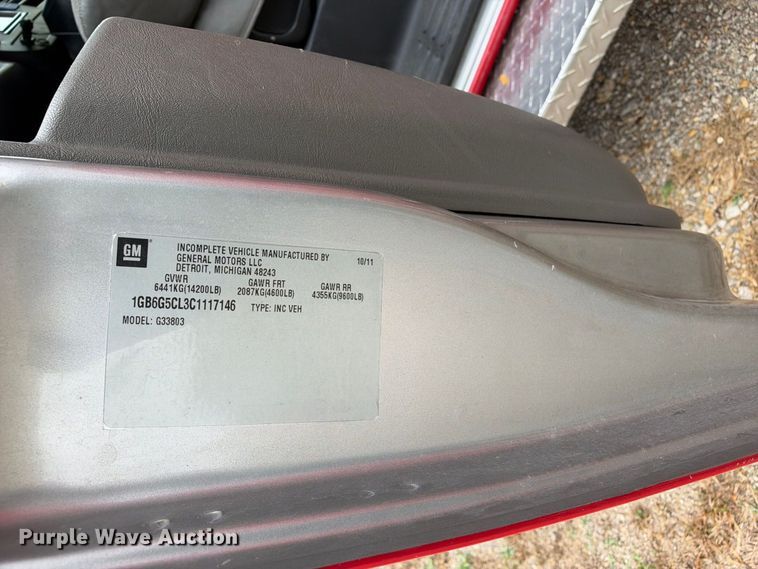 image for item EX2460 2012 Chevrolet Express G4500 ambulance