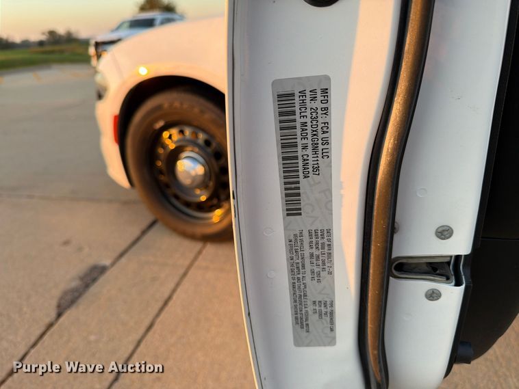 image for item EX4670 2022 Dodge Charger Police 