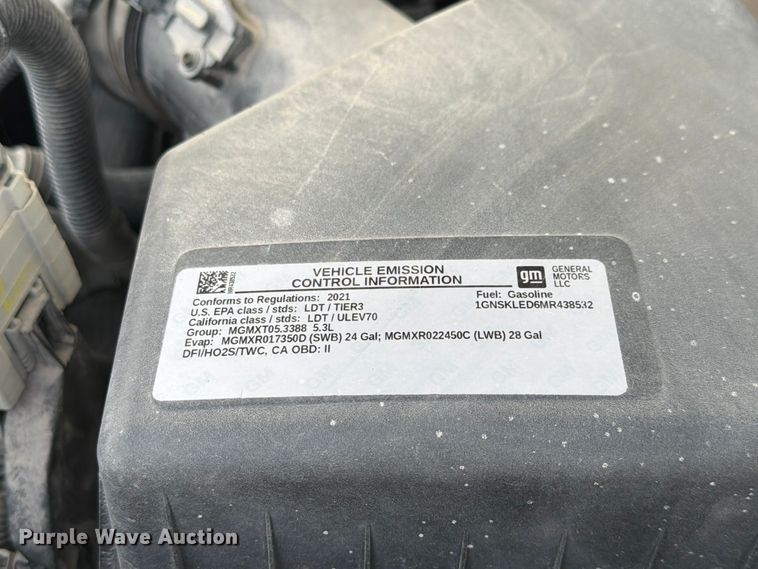image for item EX4671 2021 Chevrolet Tahoe SUV