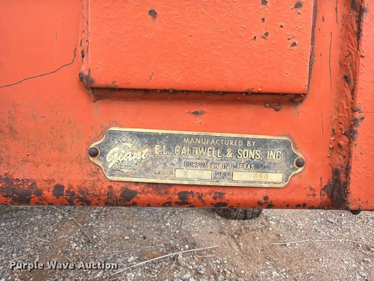 image for item EX4996 Caldwell & Sons X boll buggy