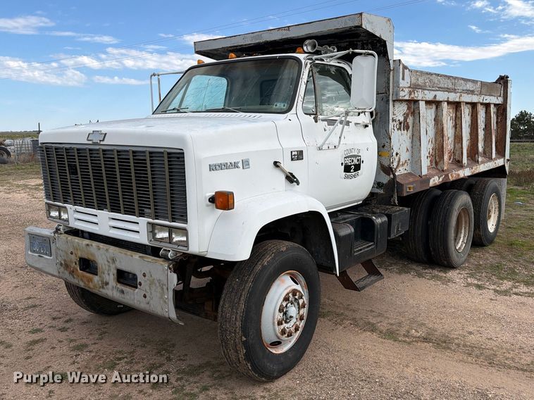 image for item FC0057 1985 Chevrolet Kodiak 70 dump truck