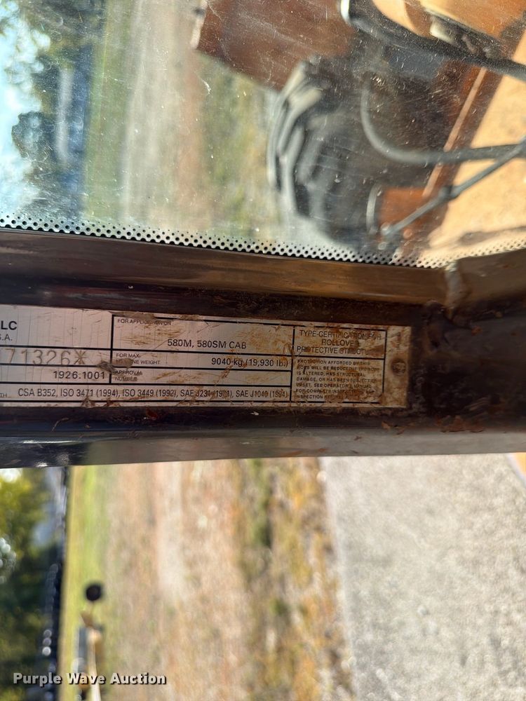 image for item FG0795 2007 Case 580 Super M Series 2 backhoe