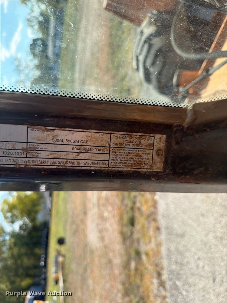 image for item FG0795 2007 Case 580 Super M Series 2 backhoe