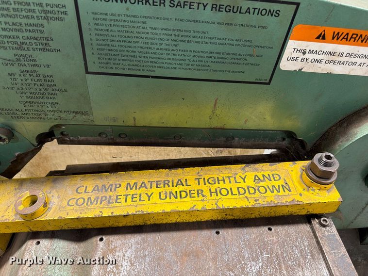 image for item FG0803 Piranha P36 ironworker