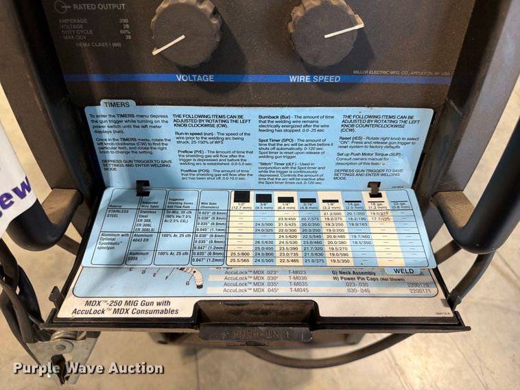 image for item FG0804 Miller Millermatic 252 welder