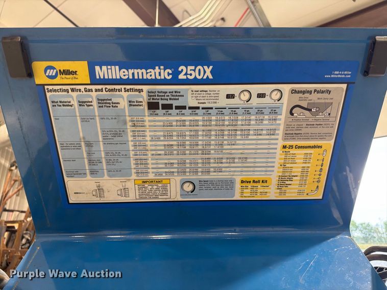 image for item FG0805 Miller Millermatic 250X welder