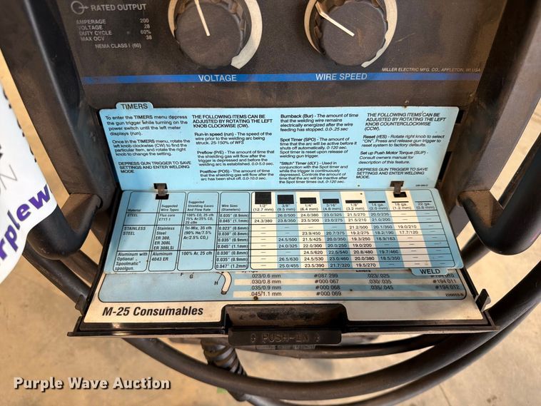 image for item FG0807 Miller Millermatic 252 welder