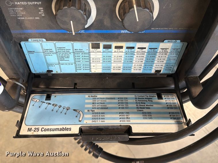 image for item FG0808 Miller Millermatic 252 welder