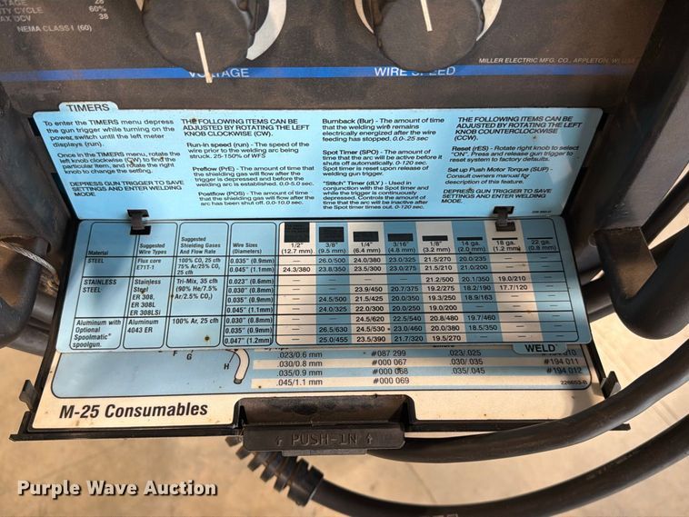 image for item FG0808 Miller Millermatic 252 welder