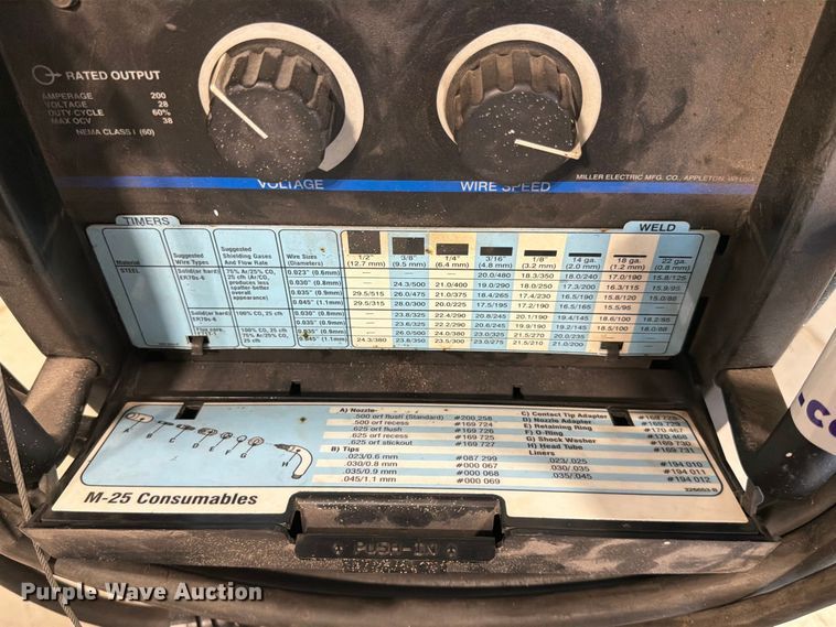 image for item FG0809 Miller Millermatic 252 welder
