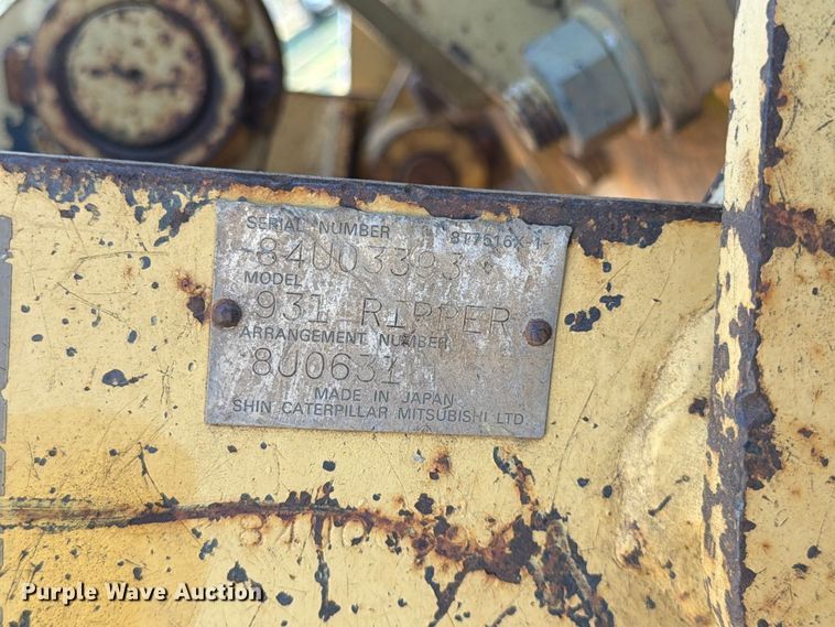 image for item FG0839 1992 Caterpillar 935C loader