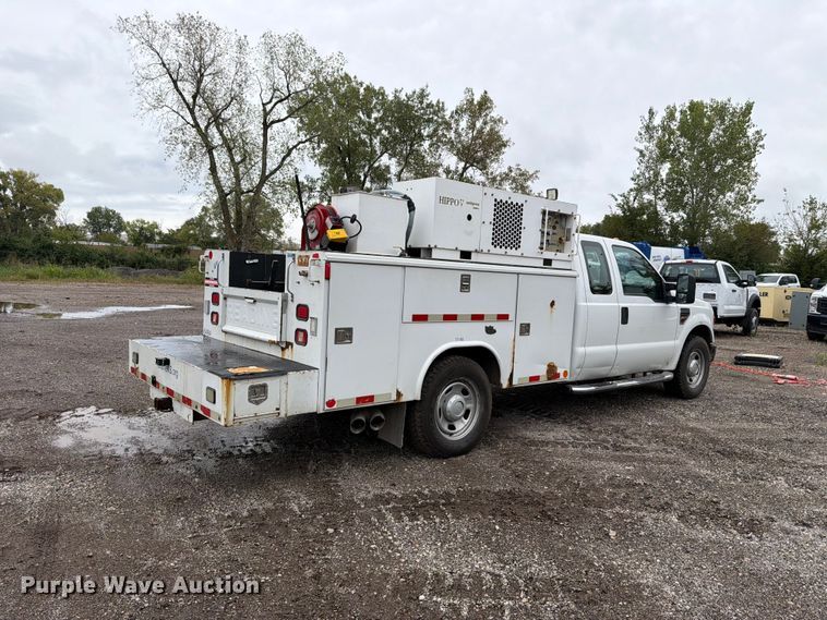 image for item FH6364 2010 Ford F350 Super Duty XL Ext. Cab utility bed pickup truck
