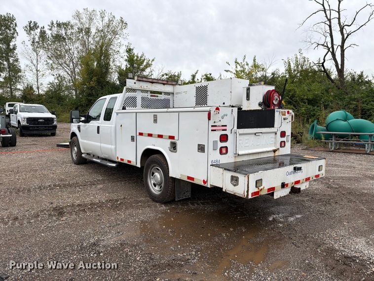 image for item FH6364 2010 Ford F350 Super Duty XL Ext. Cab utility bed pickup truck