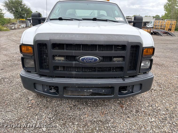 image for item FH6364 2010 Ford F350 Super Duty XL Ext. Cab utility bed pickup truck