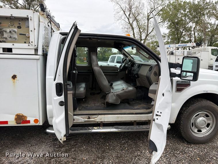 image for item FH6364 2010 Ford F350 Super Duty XL Ext. Cab utility bed pickup truck