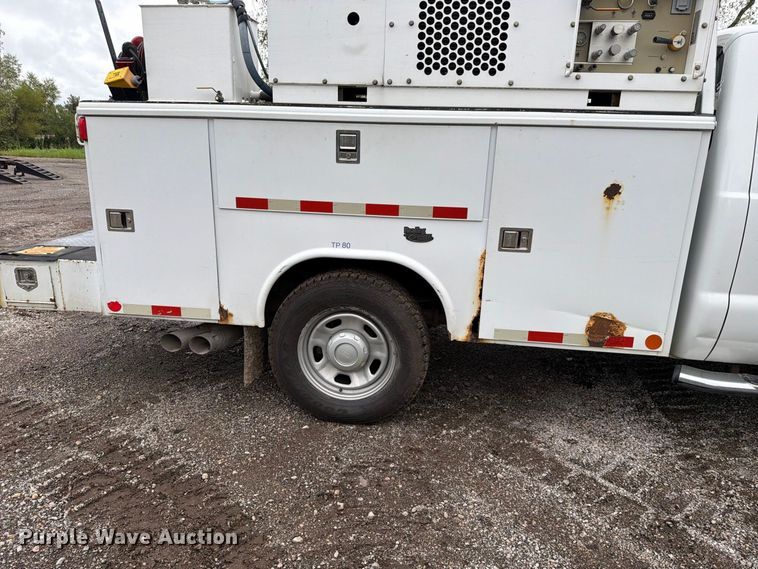 image for item FH6364 2010 Ford F350 Super Duty XL Ext. Cab utility bed pickup truck