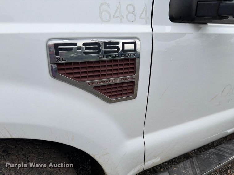 image for item FH6364 2010 Ford F350 Super Duty XL Ext. Cab utility bed pickup truck