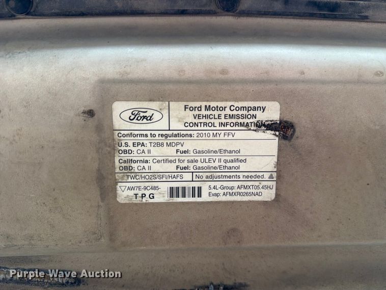 image for item FH6468 2010 Ford E350 van