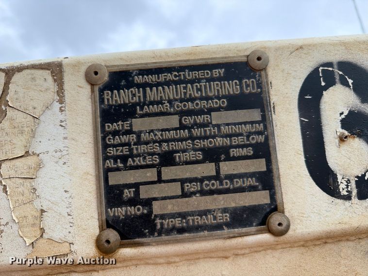 image for item FH6470 1997 Ranco bottom dump trailer
