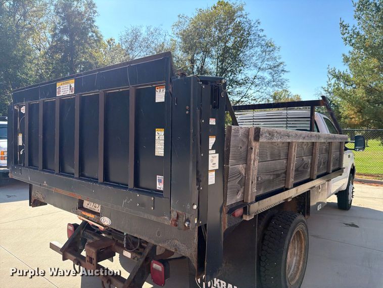 image for item FH6488 2001 Ford F450 Super Duty dump flatbed truck