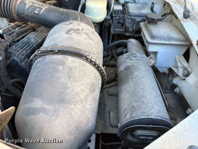 image for item FH6488 2001 Ford F450 Super Duty dump flatbed truck