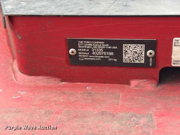 image for item FJ0560 Toro Ground master 3280-D lawn mower
