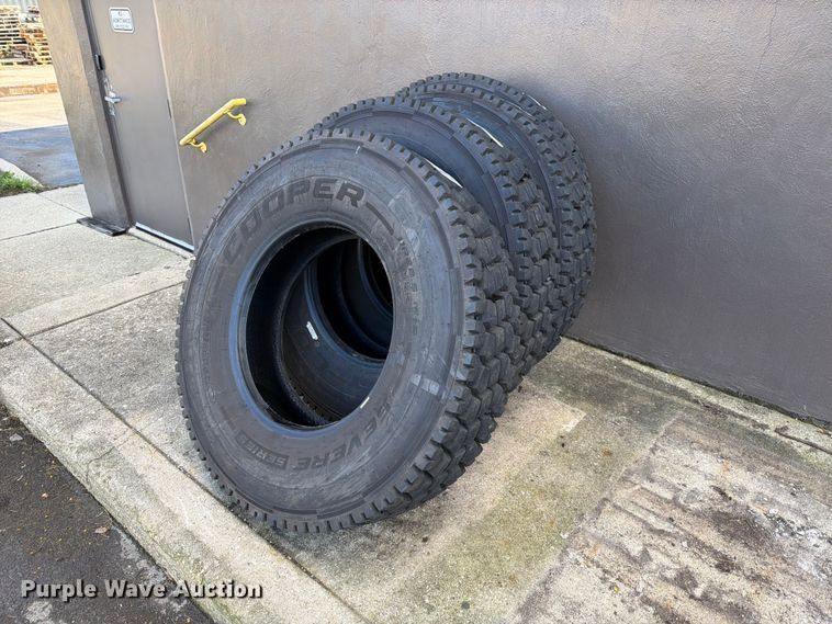 image for item FJ2065 (4) Cooper Severe Series 11R22.5 tires