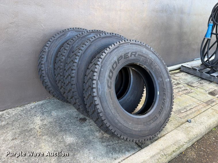 image for item FJ2065 (4) Cooper Severe Series 11R22.5 tires
