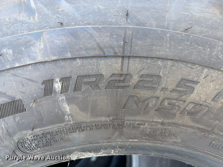 image for item FJ2065 (4) Cooper Severe Series 11R22.5 tires