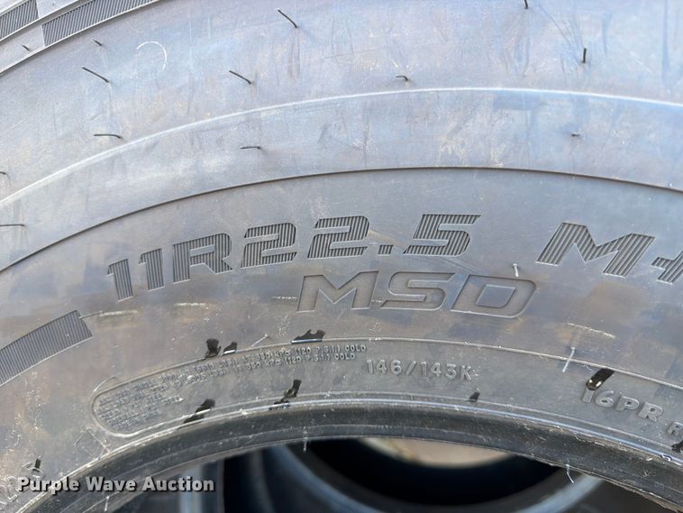 image for item FJ2065 (4) Cooper Severe Series 11R22.5 tires