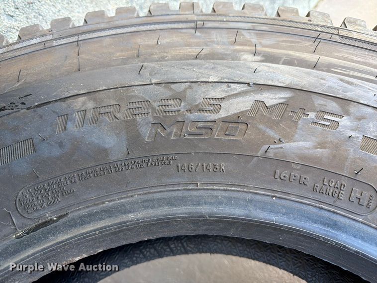 image for item FJ2065 (4) Cooper Severe Series 11R22.5 tires