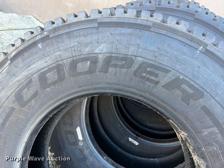 image for item FJ2065 (4) Cooper Severe Series 11R22.5 tires