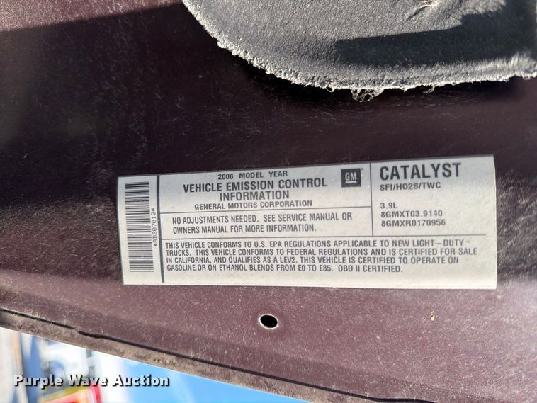 image for item FK2183 2008 Chevrolet Uplander SUV