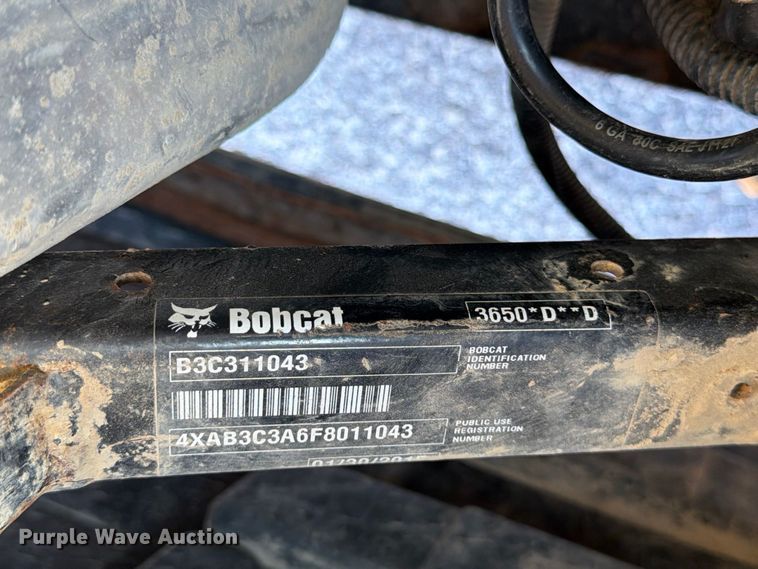 image for item FK2195 2015 Bobcat 3650 utility vehicle
