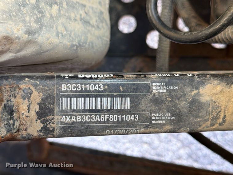 image for item FK2195 2015 Bobcat 3650 utility vehicle