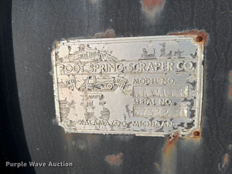 image for item FK2211 Root Spring Scraper Co. RT.52.10PR snow blade