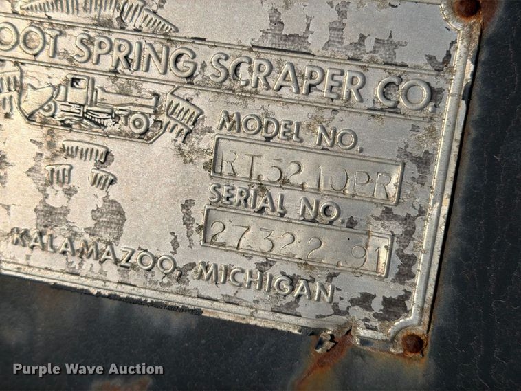 image for item FK2211 Root Spring Scraper Co. RT.52.10PR snow blade