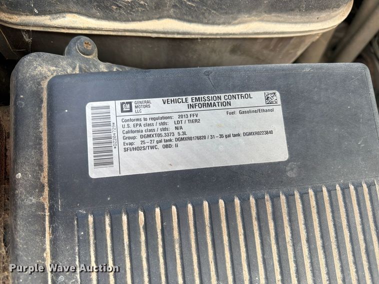 image for item FK3869 2013 Chevrolet Silverado 1500 Ext. Cab pickup truck