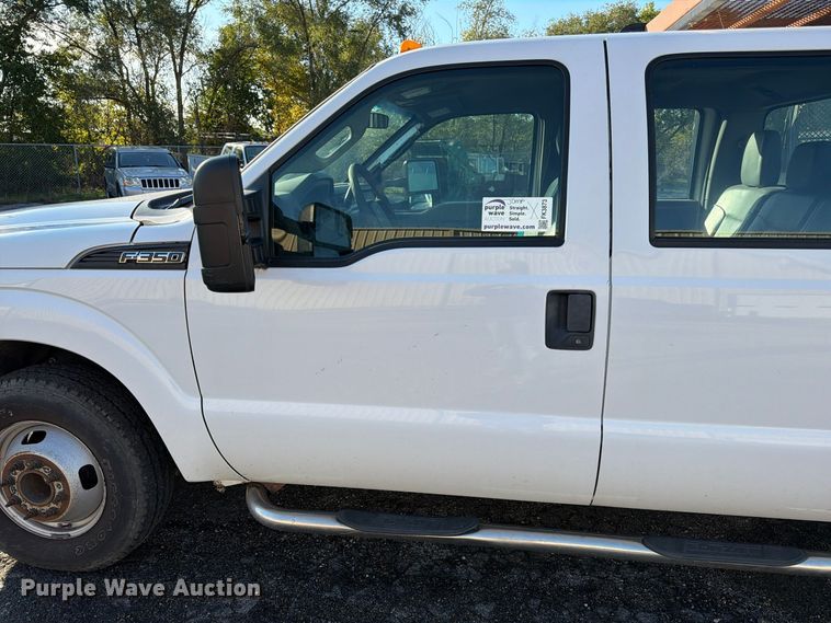 image for item FK3873 2012 Ford F350  Super Duty XL Ext. Cab utility bed pickup truck