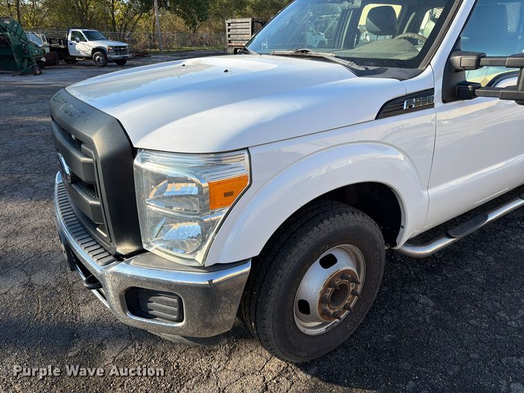 image for item FK3873 2012 Ford F350  Super Duty XL Ext. Cab utility bed pickup truck
