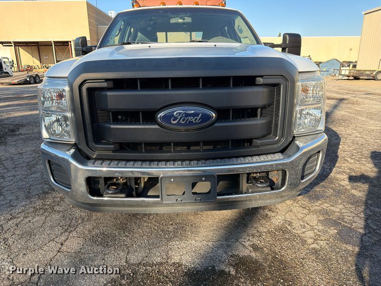 image for item FK3873 2012 Ford F350  Super Duty XL Ext. Cab utility bed pickup truck