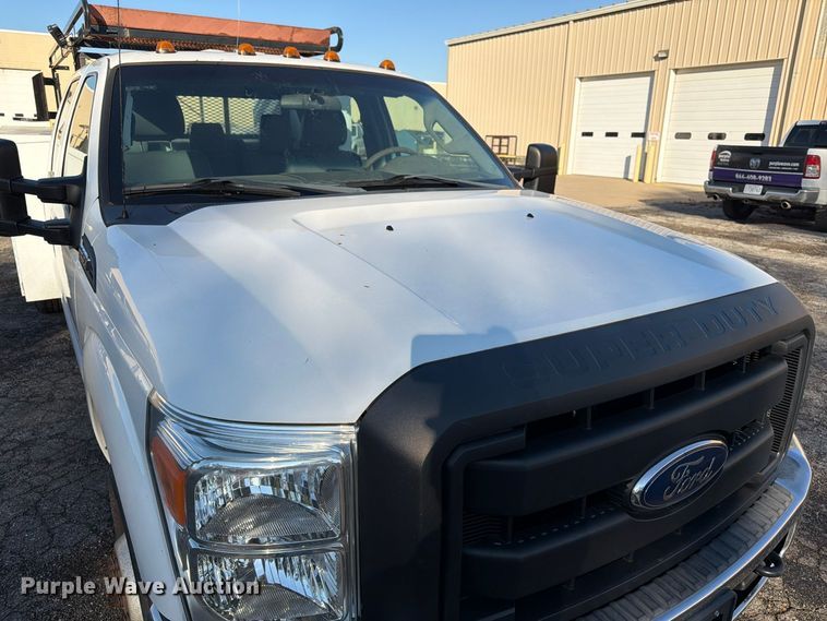 image for item FK3873 2012 Ford F350  Super Duty XL Ext. Cab utility bed pickup truck