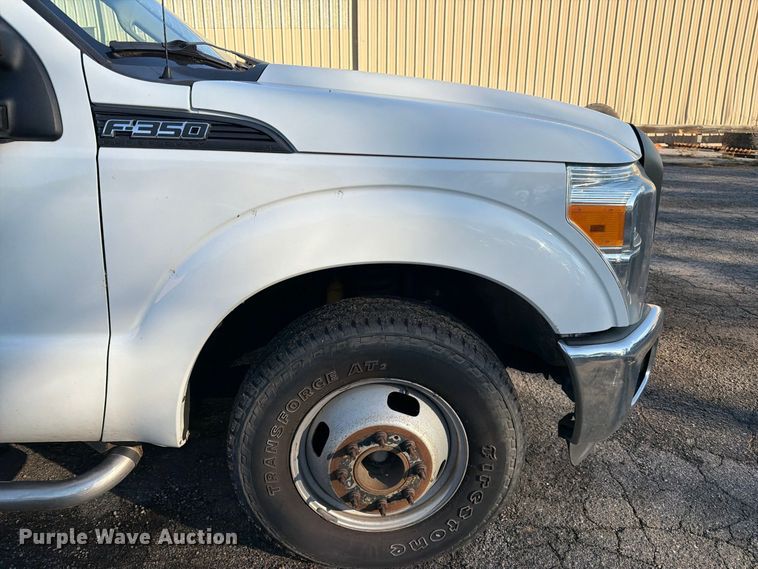 image for item FK3873 2012 Ford F350  Super Duty XL Ext. Cab utility bed pickup truck