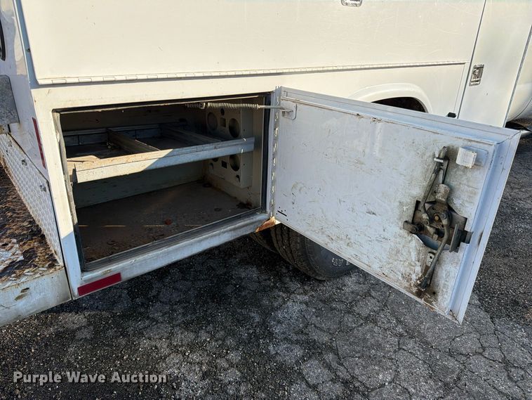 image for item FK3873 2012 Ford F350  Super Duty XL Ext. Cab utility bed pickup truck