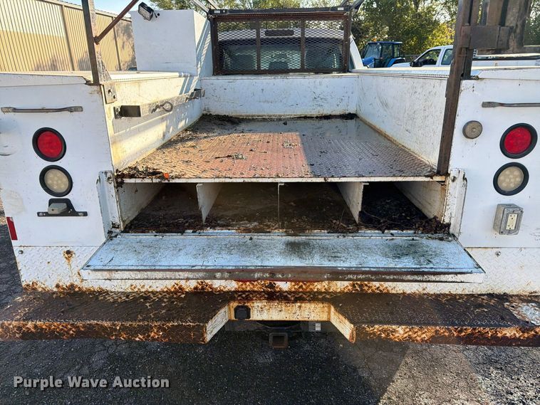 image for item FK3873 2012 Ford F350  Super Duty XL Ext. Cab utility bed pickup truck