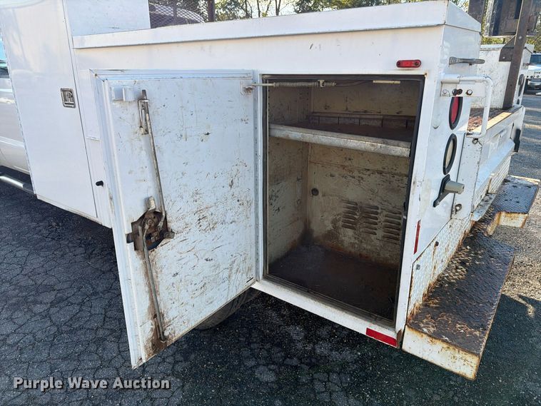 image for item FK3873 2012 Ford F350  Super Duty XL Ext. Cab utility bed pickup truck