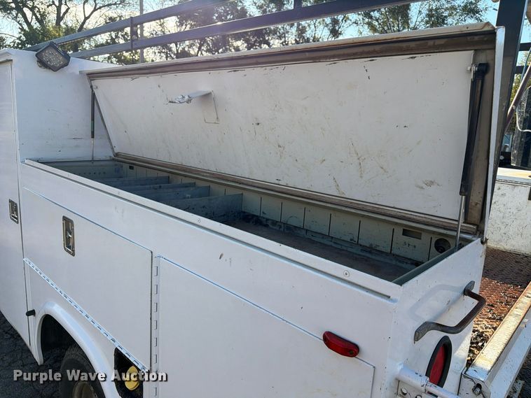 image for item FK3873 2012 Ford F350  Super Duty XL Ext. Cab utility bed pickup truck