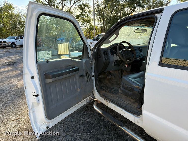 image for item FK3873 2012 Ford F350  Super Duty XL Ext. Cab utility bed pickup truck