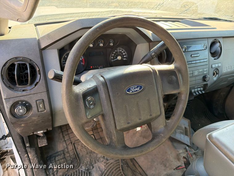 image for item FK3873 2012 Ford F350  Super Duty XL Ext. Cab utility bed pickup truck
