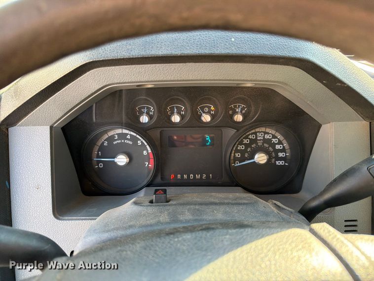 image for item FK3873 2012 Ford F350  Super Duty XL Ext. Cab utility bed pickup truck